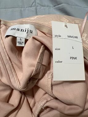 Maniju Strapless Dress in Soft Pink